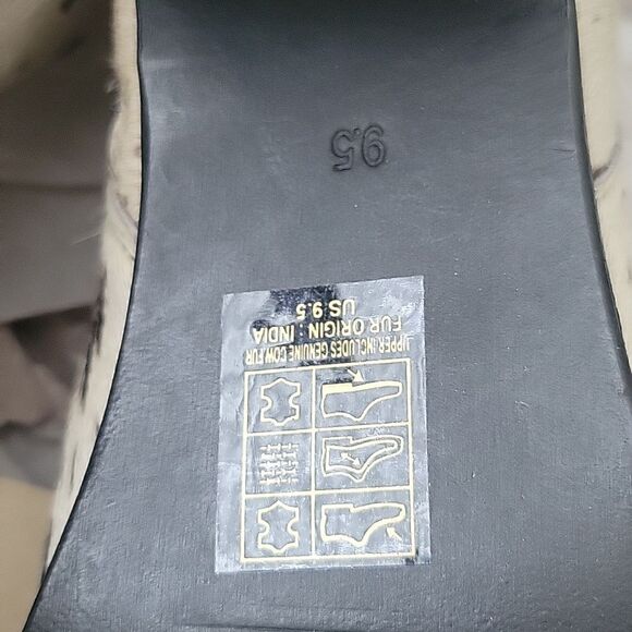 $278 NEW BAND OF GYPSIES THE FREE RODEO OFF WHITE BLACK BOOTS BOOTIES 9 9.5 NWT - Picture 5 of 13